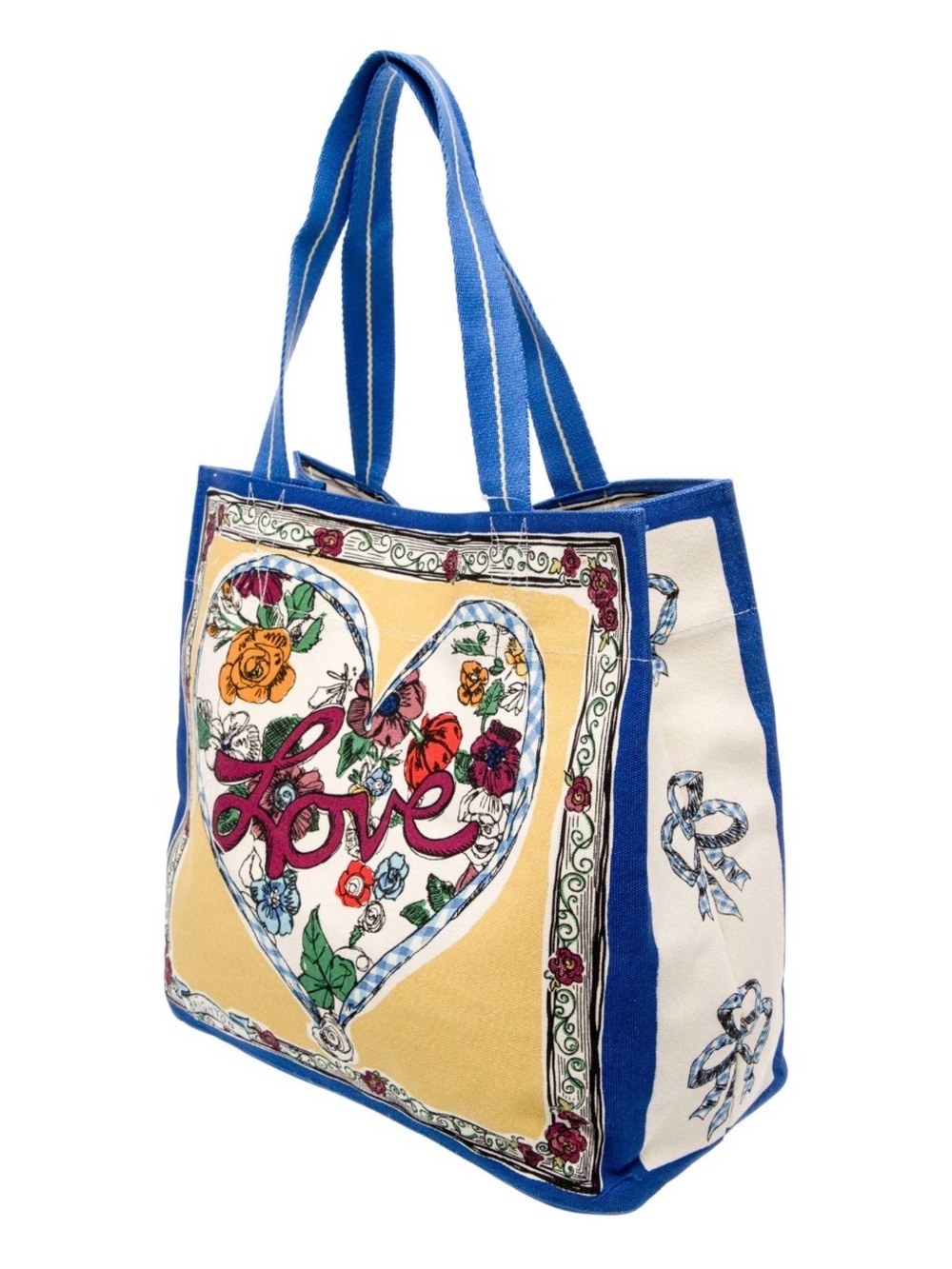 Brighton & Tom Clancy NWOT Tied With Love Tote Bag - Picture 2 of 8